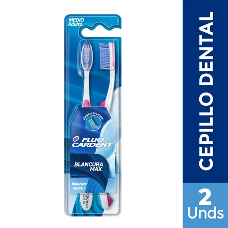 FluoCardent Cepillo Dental Blanc Max 2 Unidades