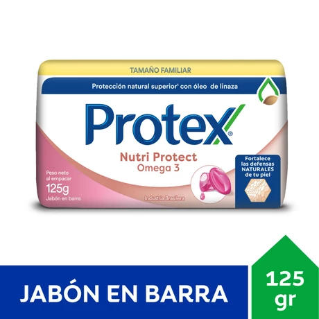 Protex Jabón Barra Omega 3 125g