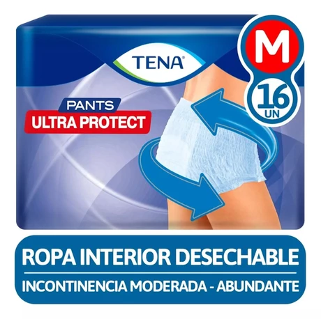 Tena Pants Adulto Ultra Protect Talla M 16 Unidades