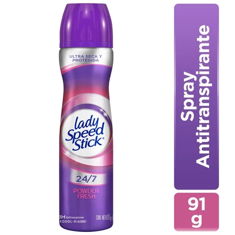 Lady Speed Stick Desodorante Spray Powder Fresh 91 g