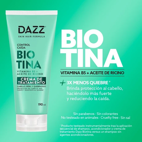 Dazz Crema de Tratamiento con Biotina 190 ml