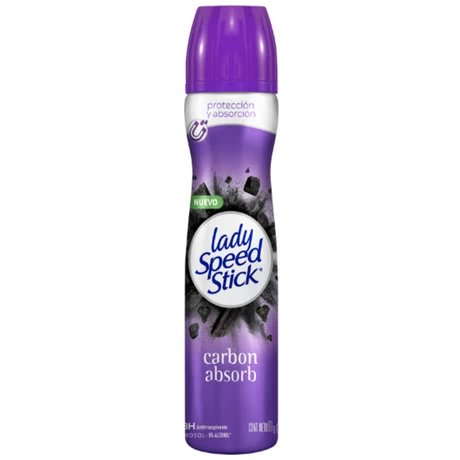 Lady Speed Stick Desodorante Spray Carbón Activado 91 g