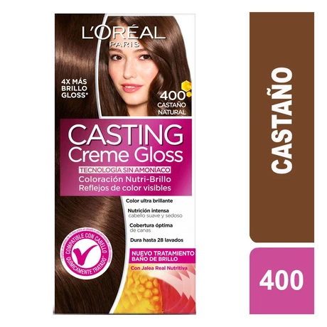 Casting Creme Gloss Tinte Semi Permanente 400 Castaño