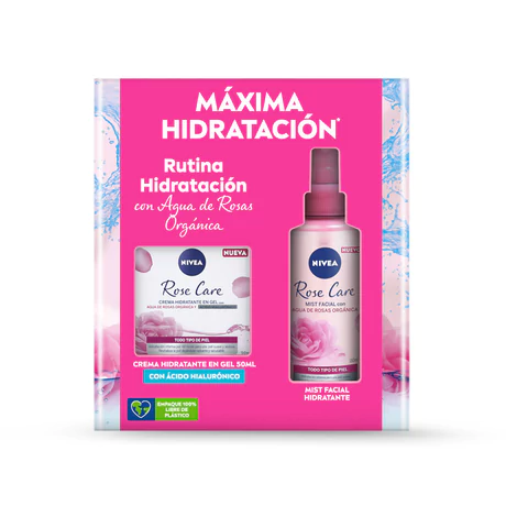 Nivea Pack Rose Care Crema Facial + Mist Hidratante