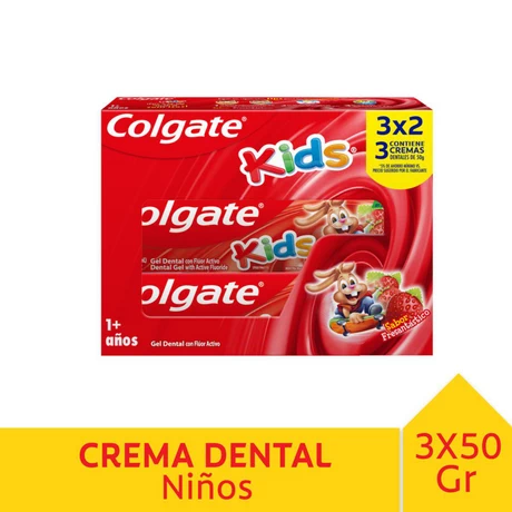 Colgate Pasta Dental Kids Fresantástico Pack 3 x 50 g