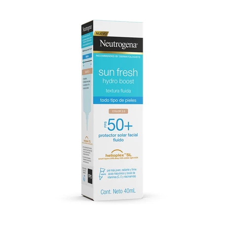 Neutrogena Hydro Boost Tono Claro FPS 50+ 40 ml