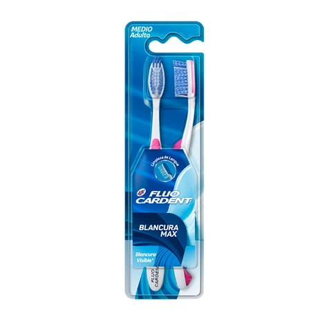FluoCardent Cepillo Dental Blanc Max 2 Unidades