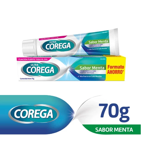 Corega Crema Sabor Menta 70 g