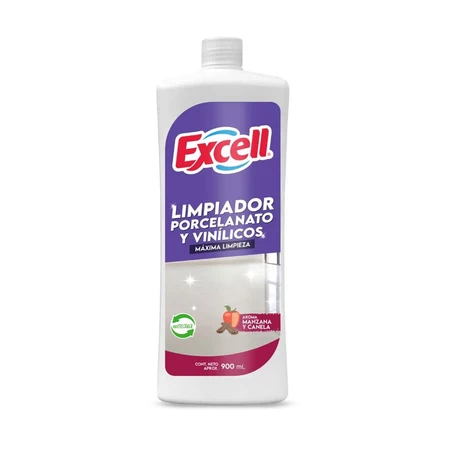 Excell Limpiador Porcelanato Manzana Canela 900 cc