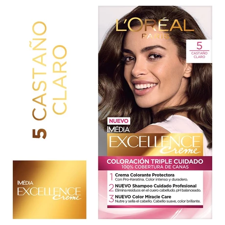 Excellence Creme Tinte Permanente 5 Castaño Claro
