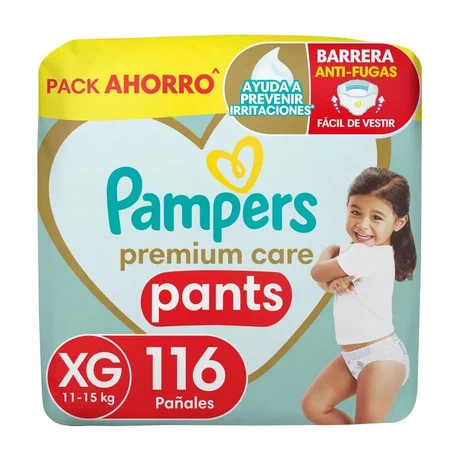 Pampers Premium Care Pants Talla XG 116 Unidades