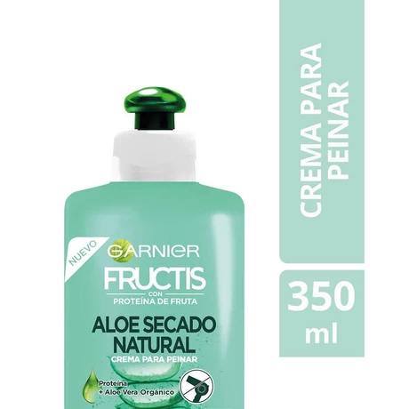 Fructis Crema Capilar Aloe Secado Natural 300 ml