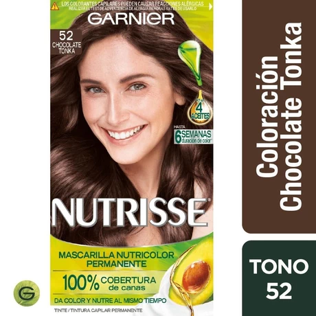 Nutrisse Tinte Permanente 52 Chocolate Tonka Castaño Claro Irisado