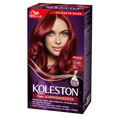 Koleston Kit Tintura Permanente 5546 Rojo Exótico