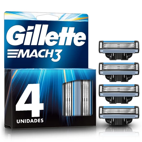 Gillette Mach3 Repuestos 4 Unidades