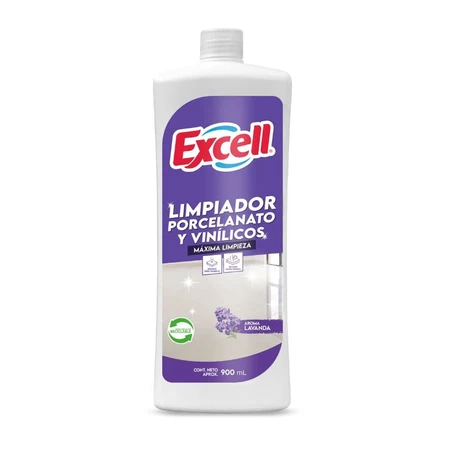 Excell Limpiador Porcelanato Lavanda 900 cc