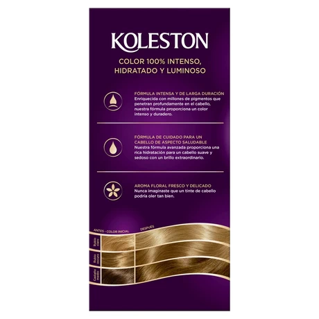 Koleston Tintura Permanente Tono 81 Rubio Claro Ceniza