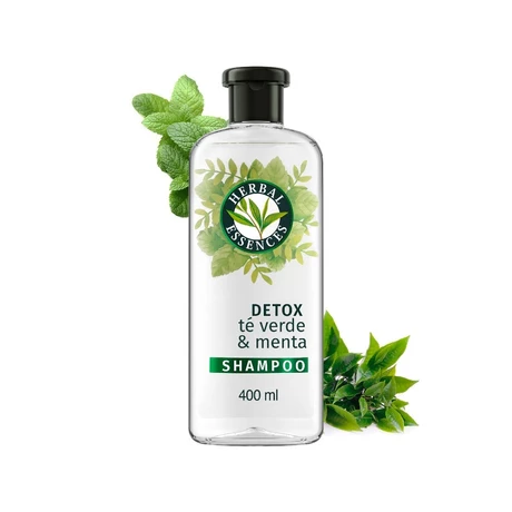 Herbal Essences Shampoo Té Verde y Menta 400 ml