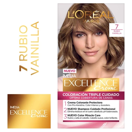 Excellence Creme Tinte Permanente 7 Rubio