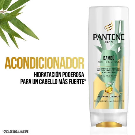 Pantene Acondicionador Bambú Nutre y Crece 400 ml