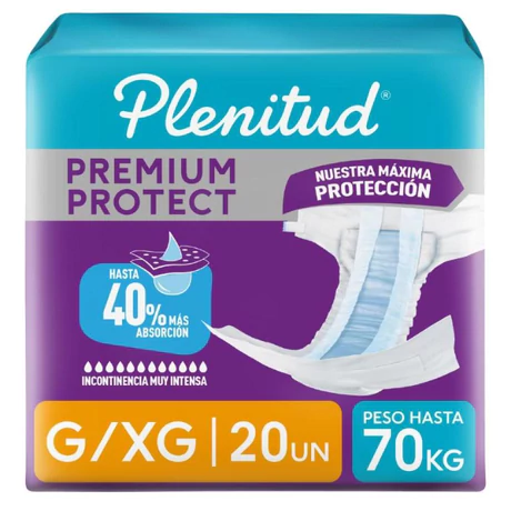 Plenitud Pañal Adulto Protect Talla G 20 Unidades