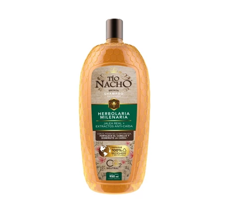 Tío Nacho Shampoo Herbolaria Milenaria Sustentable 950 ml