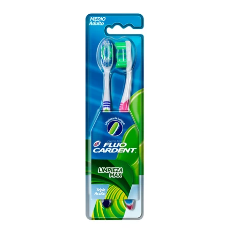 FluoCardent Cepillo Dental Limp Max 2 Unidades