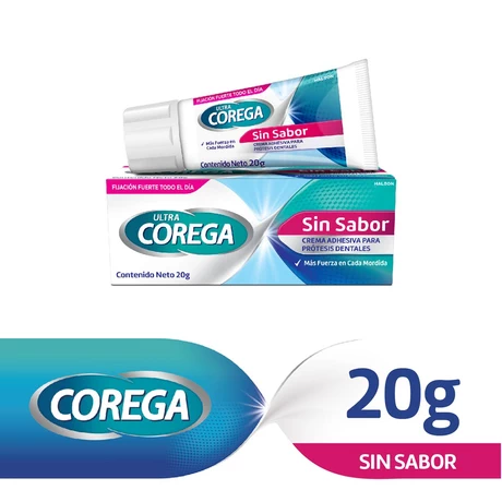 Corega Ultra Crema Sin Sabor 20 g