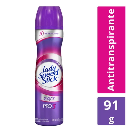 Lady Speed Stick Pro 5 en 1 Desodorante Spray 91 g