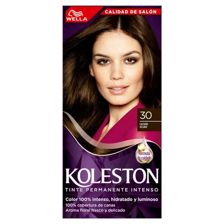 Koleston Tintura Permanente Tono 30 Castaño Oscuro