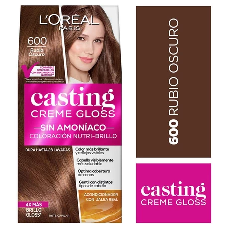 Casting Creme Gloss Tinte Semi Permanente 600 Rubio Oscuro