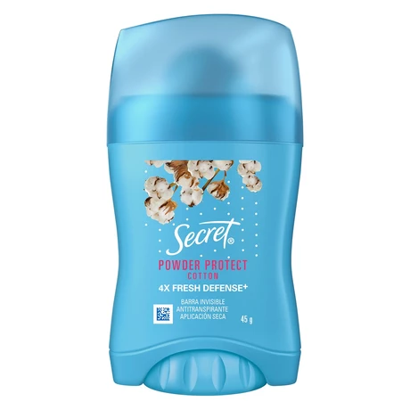 Secret Desodorante Barra Powder Protect Cotton 45 g