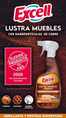 Excell Lustramuebles Gatillo Mandarina 500 cc