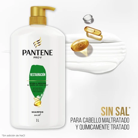 Pantene Shampoo Restauración Daño Extremo 1 Litro