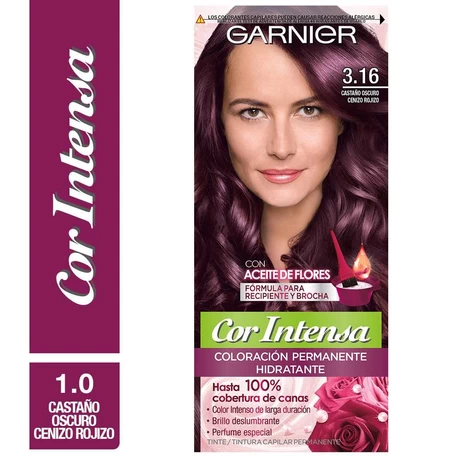 Nutrisse Cor Intensa 316 Castaño Oscuro Ceniza Rojizo