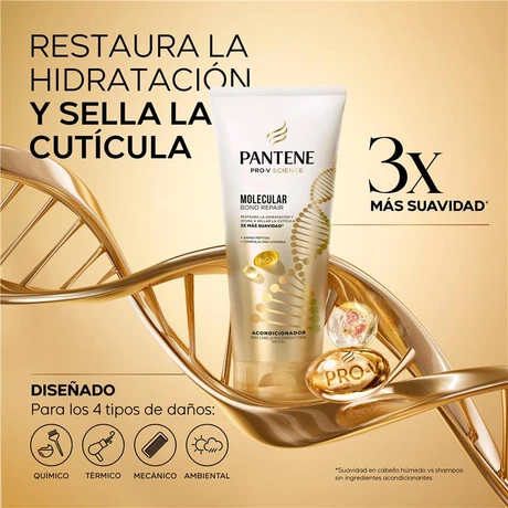 Pantene Acondicionador Repair Molecular 250 Ml