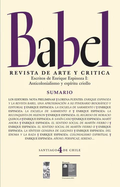 BABEL 4 REVISTA DE ARTE Y CRITICA
