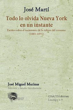 TODO LO OLVIDA NUEVA YORK EN UN INSTANTE. ESCRITOS SOBRE EL NACIMIENTO DE LA CULTURA DEL CONSUMO