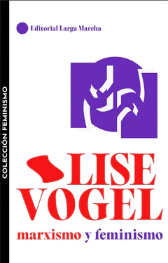 LISE VOGEL. MARXISMO Y FEMINISMO