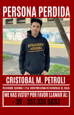 PERSONA PERDIDA