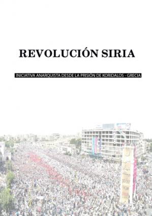REVOLUCION SIRIA, INICIATIVA ANARQUISTA DESDE LA PRISION DE KORIDALOS