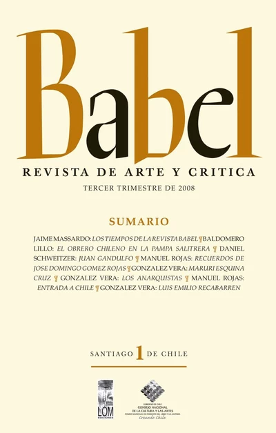 BABEL 1 REVISTA DE ARTE Y CRITICA
