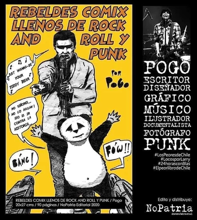 REBELDES COMIX LLENOS DE ROCK AND ROLL Y PUNK