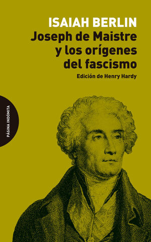 JOSEPH DE MAISTRE Y LOS ORIGENES DEL FASCISMO - 978841224047.jpg