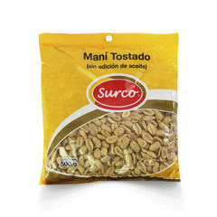 Maní Tostado  Caja 12 Un. * 500 gr