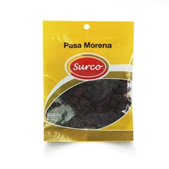 Pasas Morenas  Caja 2 Pack * 15 Un. * 80 gr