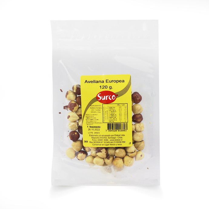 Avellana Europea Tostada  Caja 12 Un. * 120 gr - Avellana Europea Tostada  Caja 12 Un. * 120 G