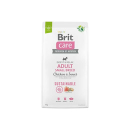 BRIT CARE PERRO ADULTO SMALL BREED POLLO E INSECTO 3 KG