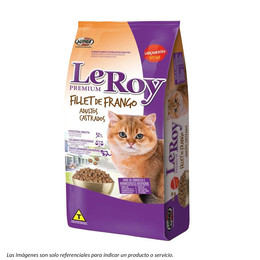 LEROY PARA GATO ADULTO CASTRADO POLLO 10 KG