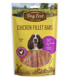 DOG FEST BARRAS DE FILETE DE POLLO  90 GR